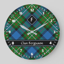 Clan Ferguson Tartan Large Clock