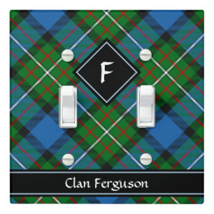 Clan Ferguson Tartan Light Switch Cover