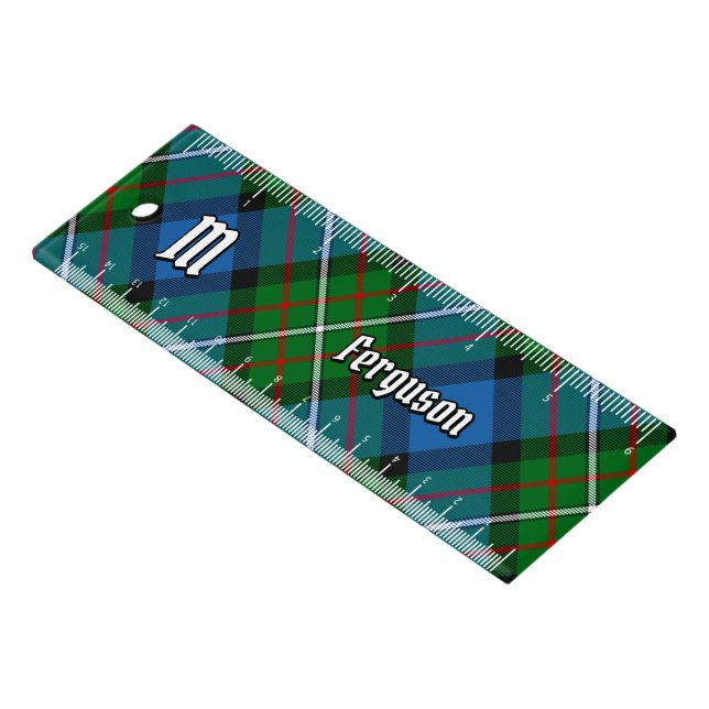Clan Ferguson Tartan Ruler (Angled)