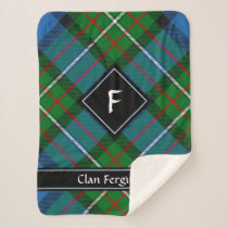 Clan Ferguson Tartan Sherpa Blanket