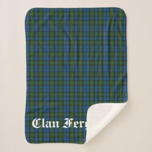 Clan Ferguson Tartan Sherpa Blanket