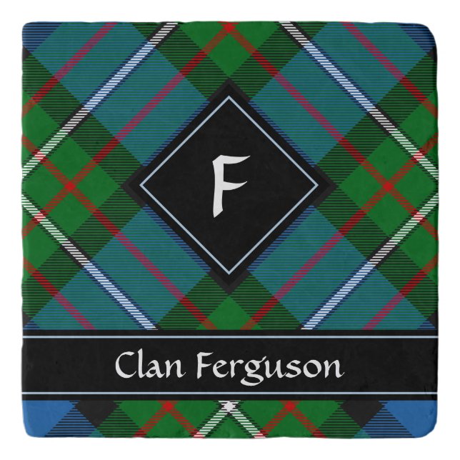 Clan Ferguson Tartan Trivet (Front)