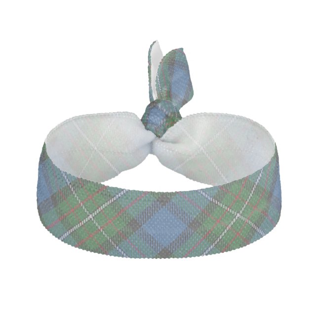 Clan Fergusson Ferguson Scottish Accents Tartan Ribbon Hair Tie (Front)