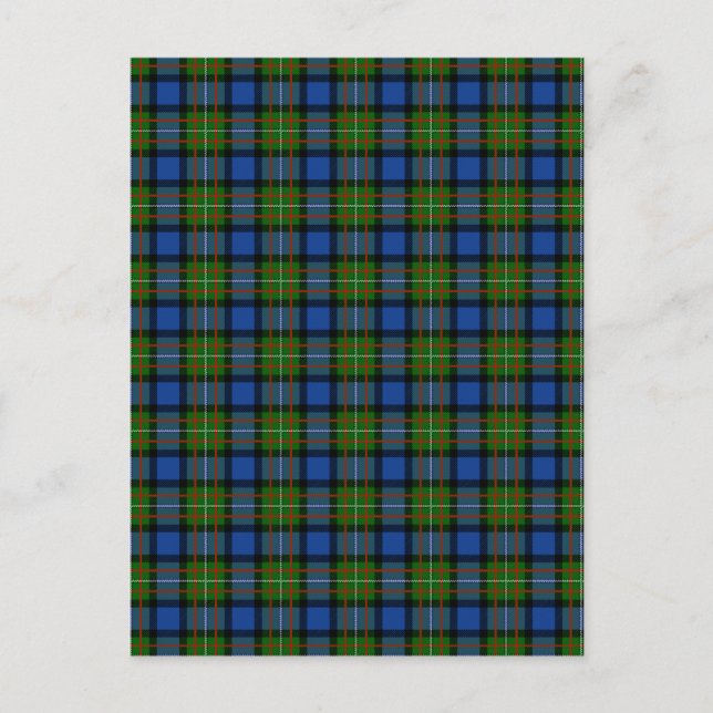 Clan Fergusson Tartan Postcard (Front)