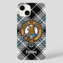 Clan Forbes Crest over Dress Tartan Case-Mate iPhone 14 Case