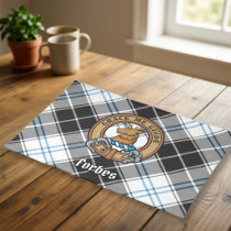 Clan Forbes Crest over Dress Tartan Cloth Placemat