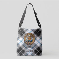 Clan Forbes Crest over Dress Tartan Crossbody Bag