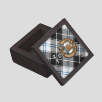 Clan Forbes Crest over Dress Tartan Gift Box