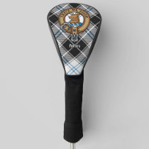 Clan Forbes Crest over Dress Tartan Golf Head Cover