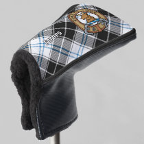 Clan Forbes Crest over Dress Tartan Golf Head Cover