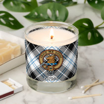 Clan Forbes Crest over Dress Tartan Scented Candle