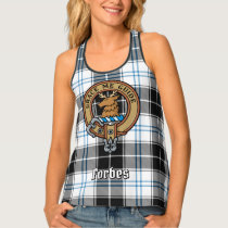 Clan Forbes Crest over Dress Tartan Tank Top