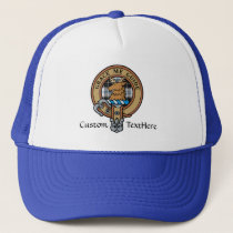 Clan Forbes Crest over Dress Tartan Trucker Hat