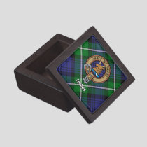 Clan Forbes Crest over Tartan Gift Box