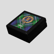 Clan Forbes Crest over Tartan Gift Box