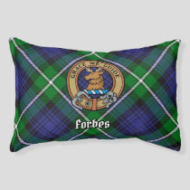 Clan Forbes Crest over Tartan Pet Bed