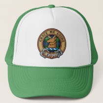 Clan Forbes Crest over Tartan Trucker Hat