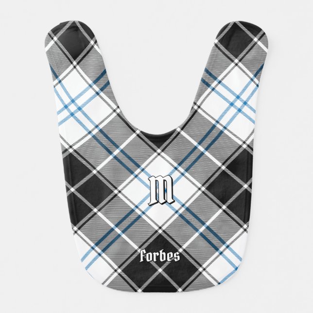 Clan Forbes Dress Tartan Baby Bib (Front)