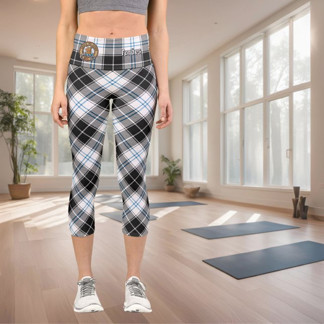 Clan Forbes Dress Tartan Capri Leggings (Creator Uploaded)