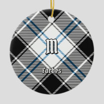 Clan Forbes Dress Tartan Ceramic Ornament