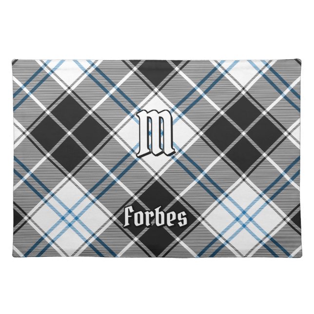 Clan Forbes Dress Tartan Cloth Placemat (Front)