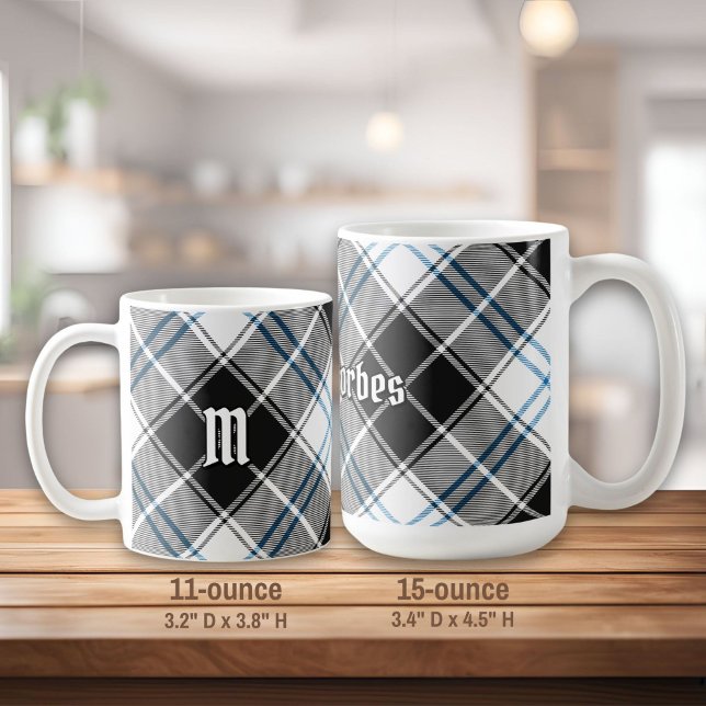 Clan Forbes Dress Tartan Coffee Mug (Creator Uploaded)