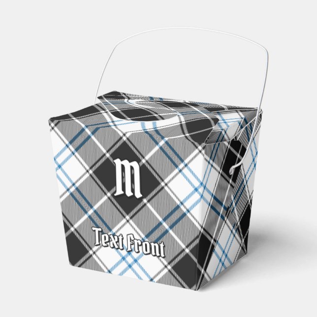 Clan Forbes Dress Tartan Favor Boxes (Front Side)