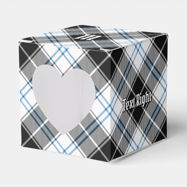 Clan Forbes Dress Tartan Favor Boxes (Front Side)