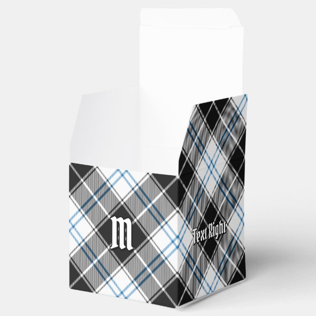 Clan Forbes Dress Tartan Favor Boxes (Opened)
