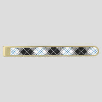 Clan Forbes Dress Tartan Gold Finish Tie Bar