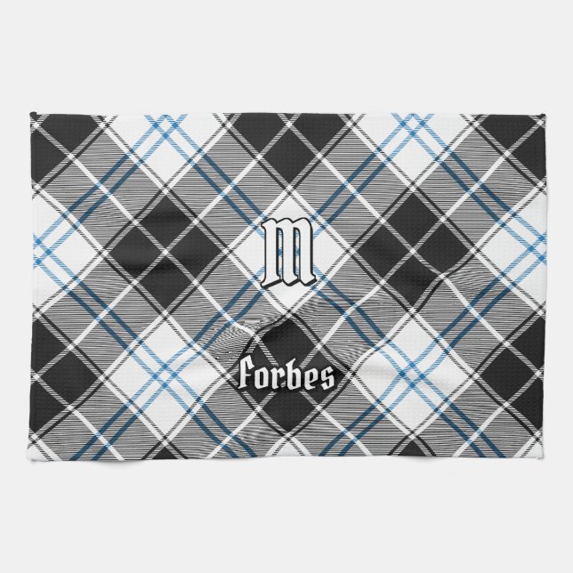 Clan Forbes Dress Tartan Kitchen Towel (Horizontal)