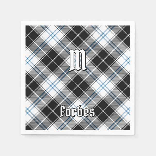 Clan Forbes Dress Tartan Napkins (Front)