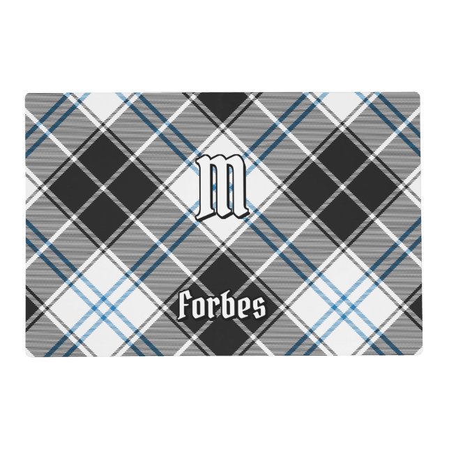 Clan Forbes Dress Tartan Placemat (Front)