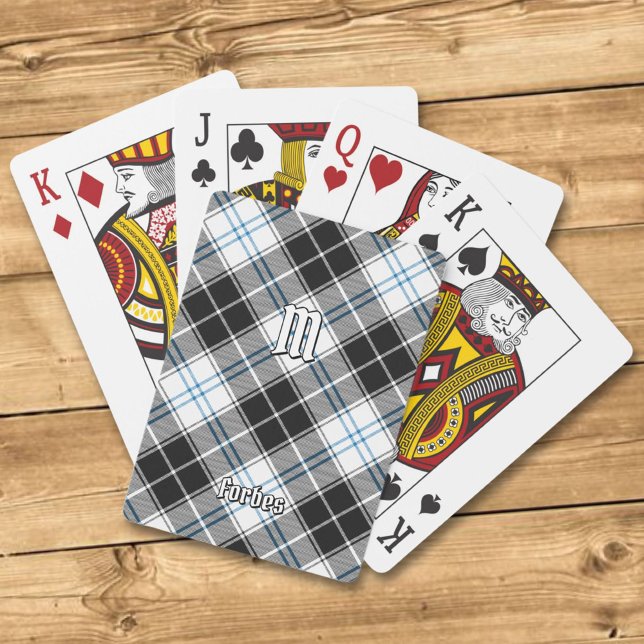 Clan Forbes Dress Tartan Poker Cards (Creator Uploaded)