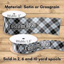 Clan Forbes Dress Tartan Satin Ribbon