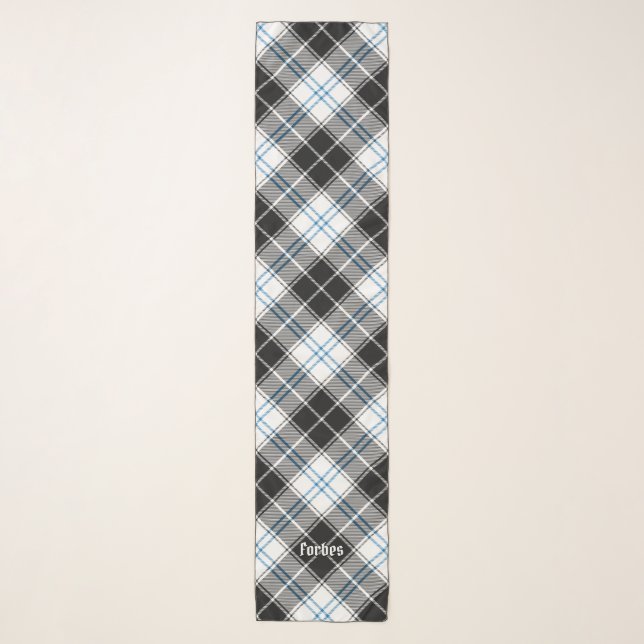Clan Forbes Dress Tartan Scarf (Front)