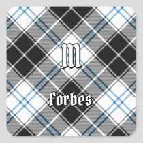 Clan Forbes Dress Tartan Square Sticker