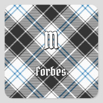 Clan Forbes Dress Tartan Square Sticker