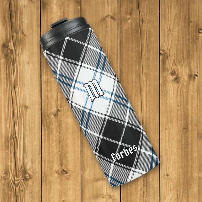 Clan Forbes Dress Tartan Thermal Tumbler (Creator Uploaded)