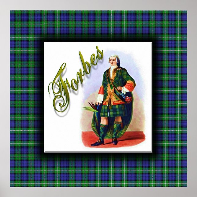 Clan Forbes Scottish Dream Poster (Front)