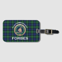 Clan Forbes Society Luggage Tag