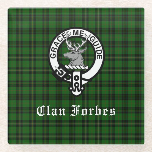 Forbes Ancient Tartan Crest Wall Hanging Banner - Wood Pole