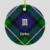 Clan Forbes Tartan Ceramic Ornament