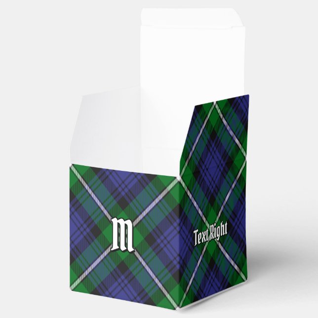 Clan Forbes Tartan Favor Boxes (Opened)