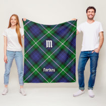 Clan Forbes Tartan Fleece Blanket