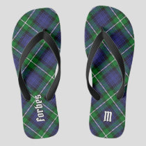 Clan Forbes Tartan Flip Flops