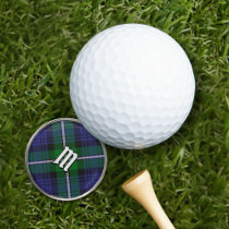 Clan Forbes Tartan Golf Ball Marker