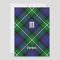 Clan Forbes Tartan Invitation