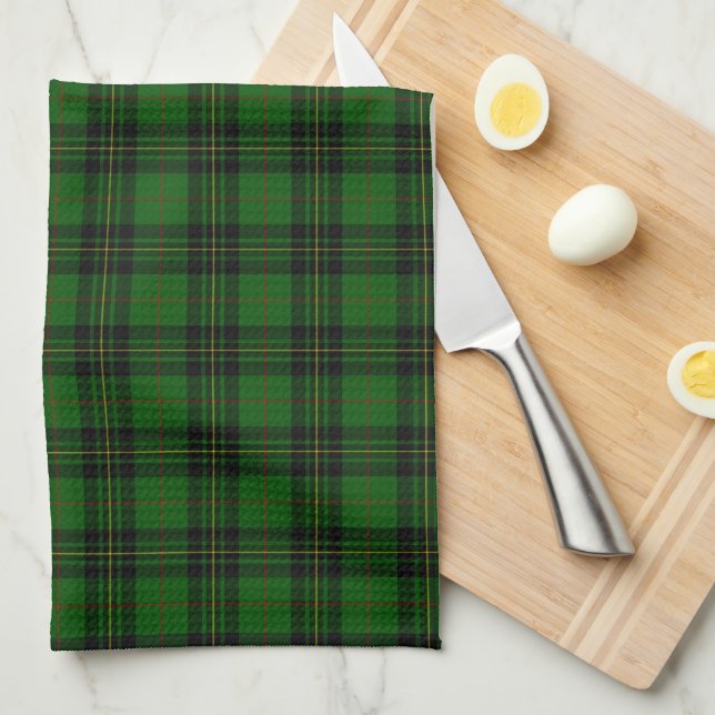 Clan Forbes Tartan  Kitchen Towel (Quarter Fold)