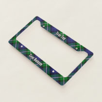 Clan Forbes Tartan License Plate Frame